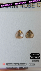 Brown Diamond Deal  (0.40 cts)